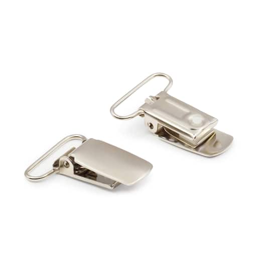 Dritz® Silver 1" Suspender/Mitten Clips, 24ct.